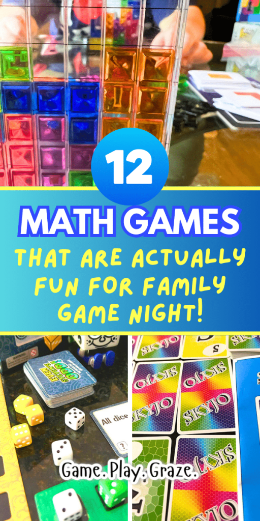 12 Math Games That Are Fun For Family Game Night Or Learning Games 12 Math Games That Are Fun For Family Game Night Or Learning Games - text over images of family playing math games