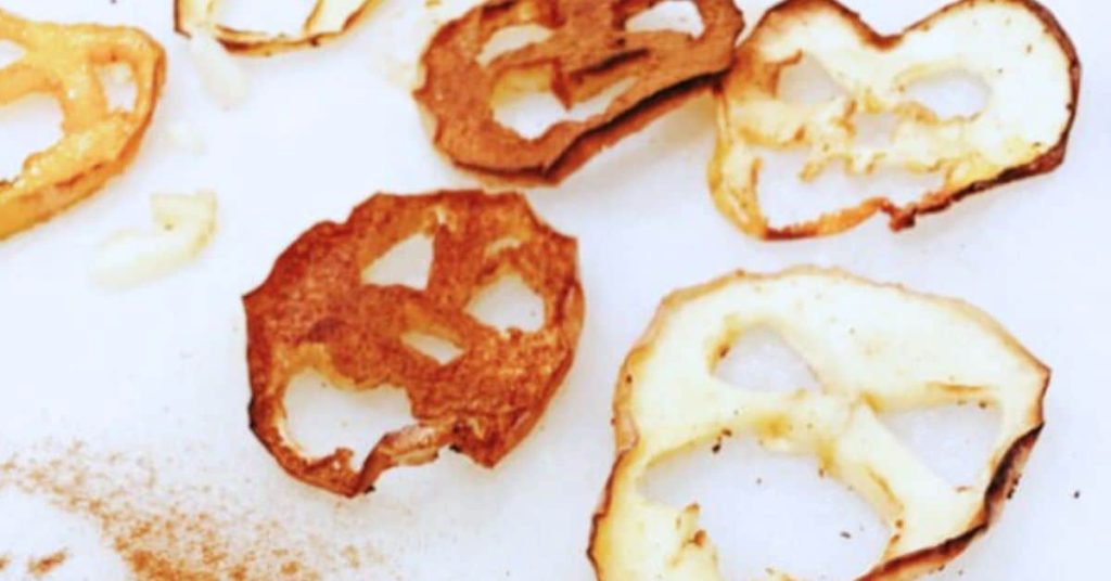 Skull Apple Snacks for A Game Party Theme Skull Apple Snacks for A Game Party Theme - great for tabletop games nights, board game family game night, 5 Alive Card Game snacks or Zombie games snacks